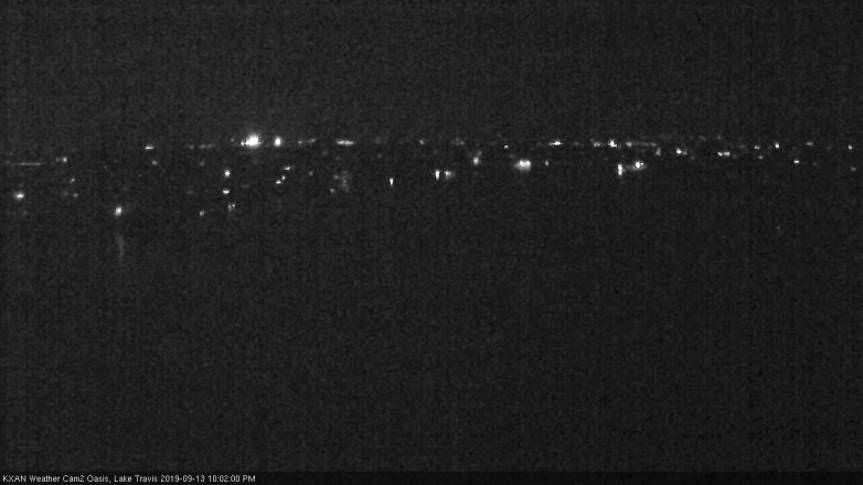 Lake Travis webcam, September 13, 2019 9:05 PM CT