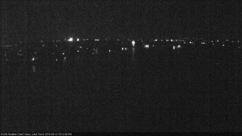Lake Travis webcam, September 13, 2019 9:15 PM CT