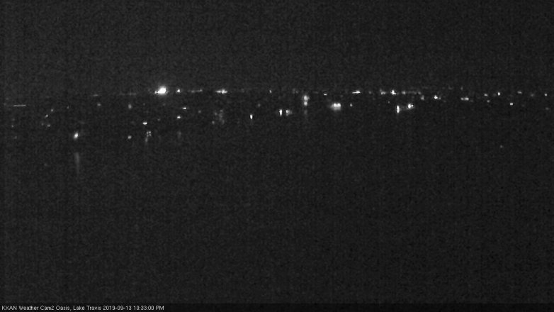 Lake Travis webcam, September 13, 2019 9:35 PM CT