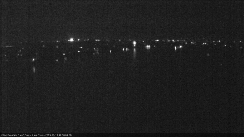 Lake Travis webcam, September 13, 2019 9:55 PM CT