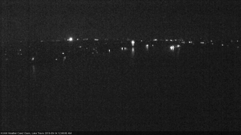 Lake Travis webcam, September 13, 2019 11:10 PM CT