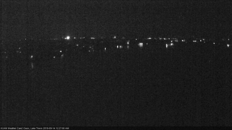 Lake Travis webcam, September 13, 2019 11:30 PM CT