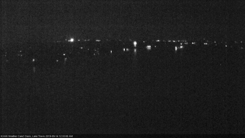 Lake Travis webcam, September 13, 2019 11:35 PM CT