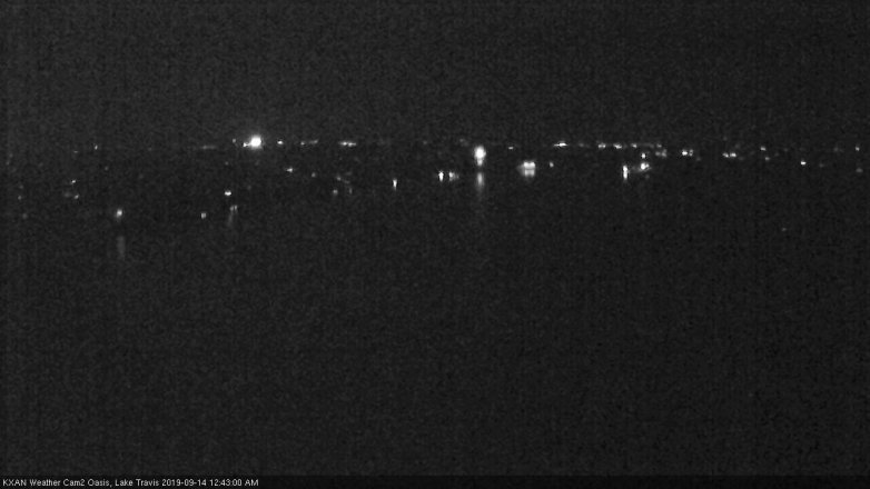 Lake Travis webcam, September 13, 2019 11:45 PM CT