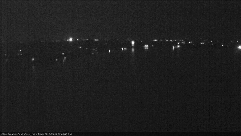 Lake Travis webcam, September 13, 2019 11:50 PM CT