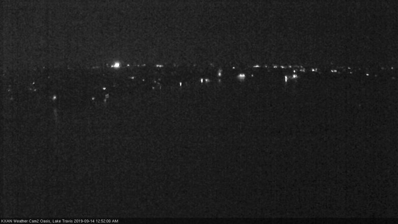 Lake Travis webcam, September 13, 2019 11:55 PM CT
