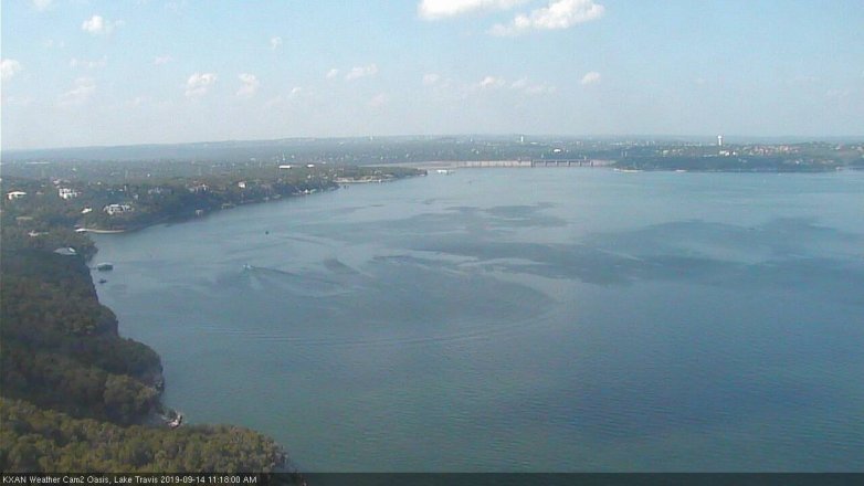 Lake Travis webcam, September 14, 2019 10:20 AM CT