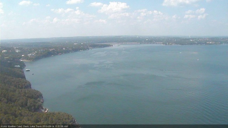 Lake Travis webcam, September 14, 2019 11:00 AM CT