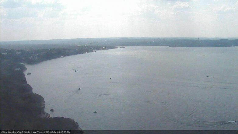 Lake Travis webcam, September 14, 2019 2:40 PM CT