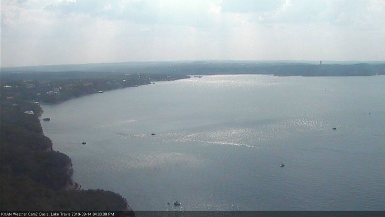 Lake Travis webcam, September 14, 2019 3:05 PM CT