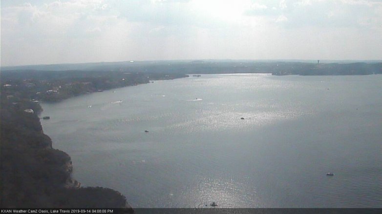 Lake Travis webcam, September 14, 2019 3:10 PM CT