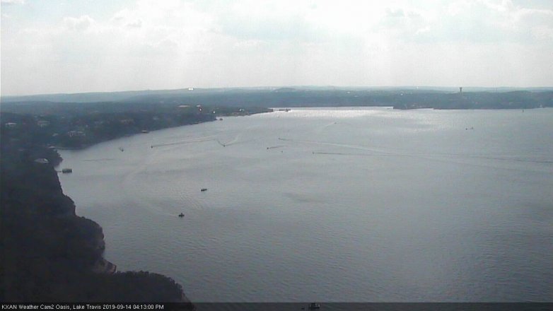 Lake Travis webcam, September 14, 2019 3:15 PM CT