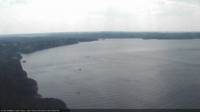Lake Travis webcam, September 14, 2019 3:20 PM CT