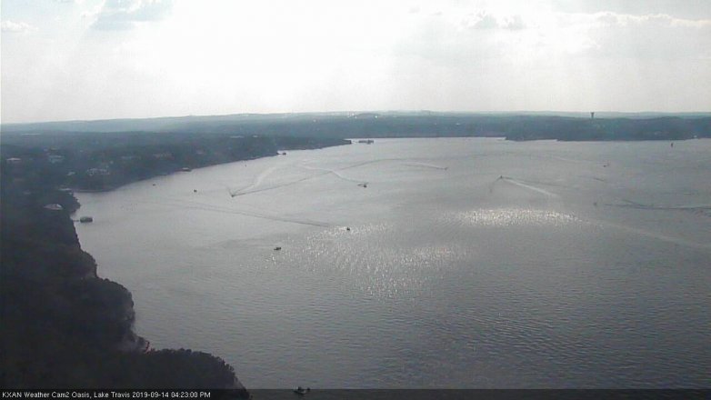 Lake Travis webcam, September 14, 2019 3:25 PM CT
