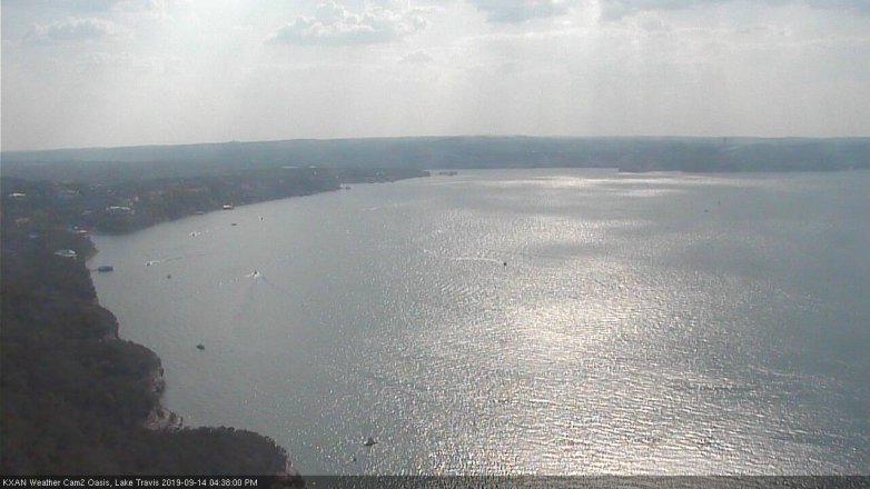 Lake Travis webcam, September 14, 2019 3:40 PM CT