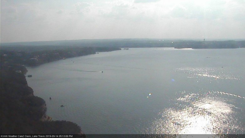 Lake Travis webcam, September 14, 2019 4:15 PM CT