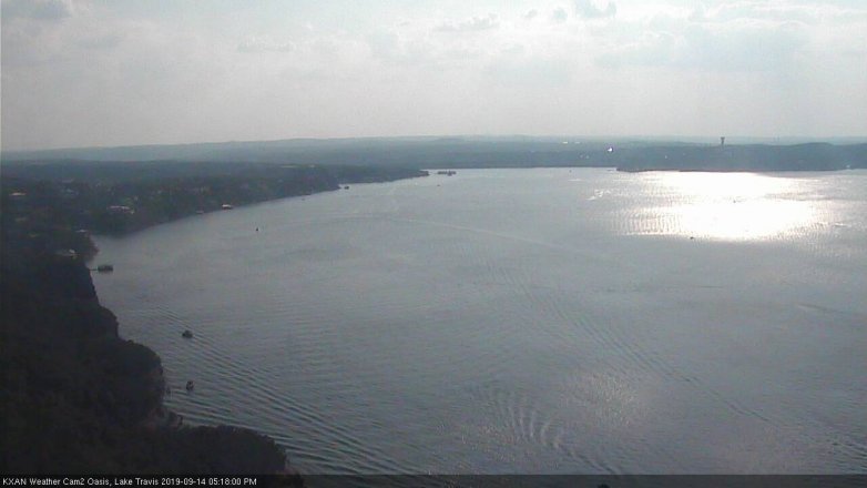 Lake Travis webcam, September 14, 2019 4:20 PM CT