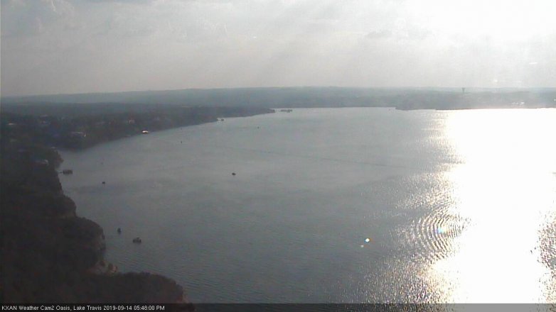 Lake Travis webcam, September 14, 2019 4:50 PM CT
