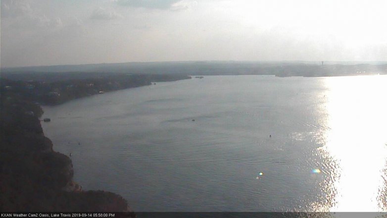 Lake Travis webcam, September 14, 2019 5:00 PM CT