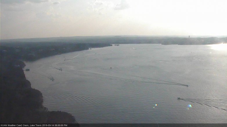 Lake Travis webcam, September 14, 2019 5:10 PM CT