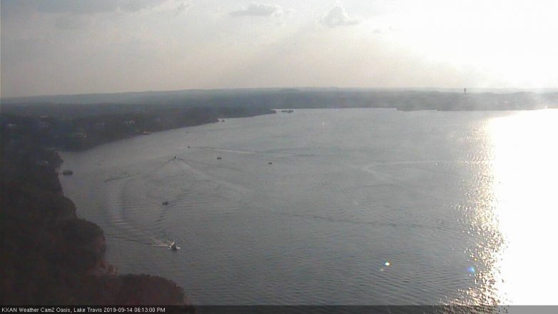 Lake Travis webcam, September 14, 2019 5:15 PM CT