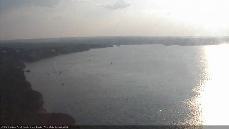 Lake Travis webcam, September 14, 2019 5:20 PM CT