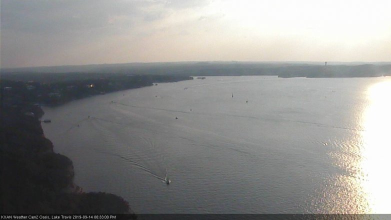 Lake Travis webcam, September 14, 2019 5:35 PM CT