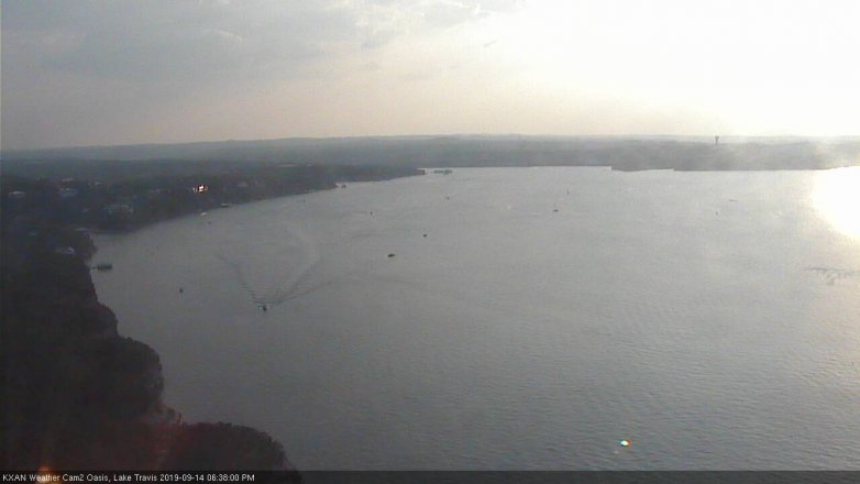 Lake Travis webcam, September 14, 2019 5:40 PM CT
