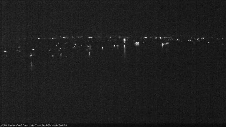 Lake Travis webcam, September 14, 2019 7:50 PM CT