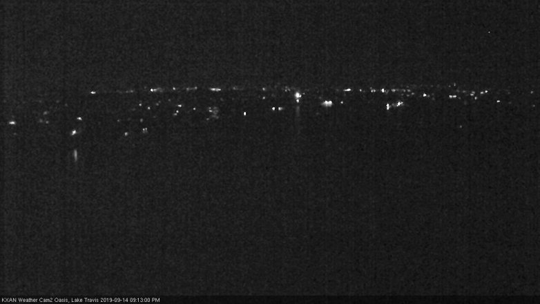 Lake Travis webcam, September 14, 2019 8:15 PM CT