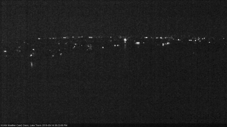 Lake Travis webcam, September 14, 2019 8:25 PM CT