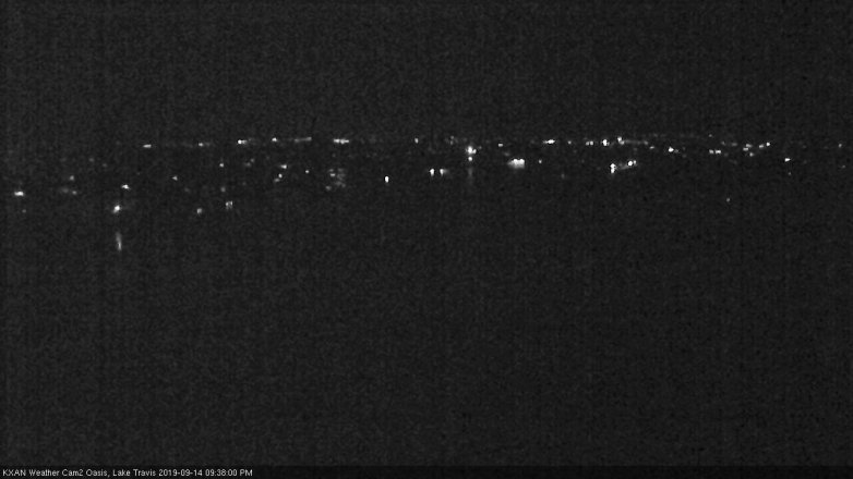 Lake Travis webcam, September 14, 2019 8:40 PM CT