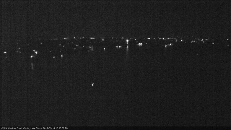 Lake Travis webcam, September 14, 2019 9:10 PM CT