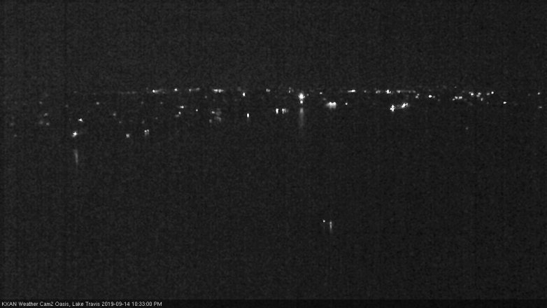 Lake Travis webcam, September 14, 2019 9:35 PM CT