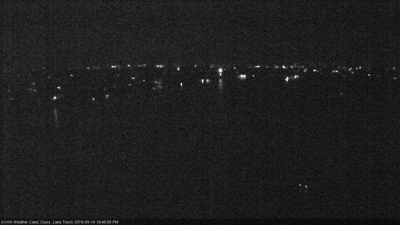 Lake Travis webcam, September 14, 2019 9:50 PM CT