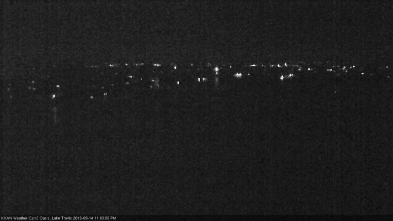 Lake Travis webcam, September 14, 2019 10:05 PM CT
