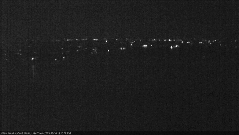Lake Travis webcam, September 14, 2019 10:15 PM CT