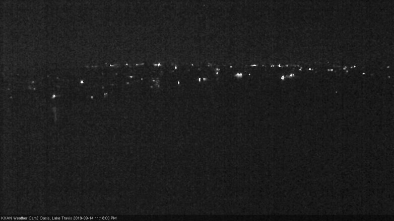 Lake Travis webcam, September 14, 2019 10:20 PM CT