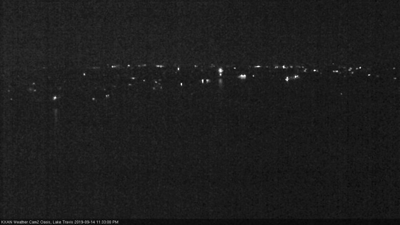 Lake Travis webcam, September 14, 2019 10:35 PM CT