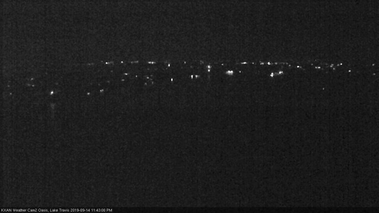 Lake Travis webcam, September 14, 2019 10:45 PM CT