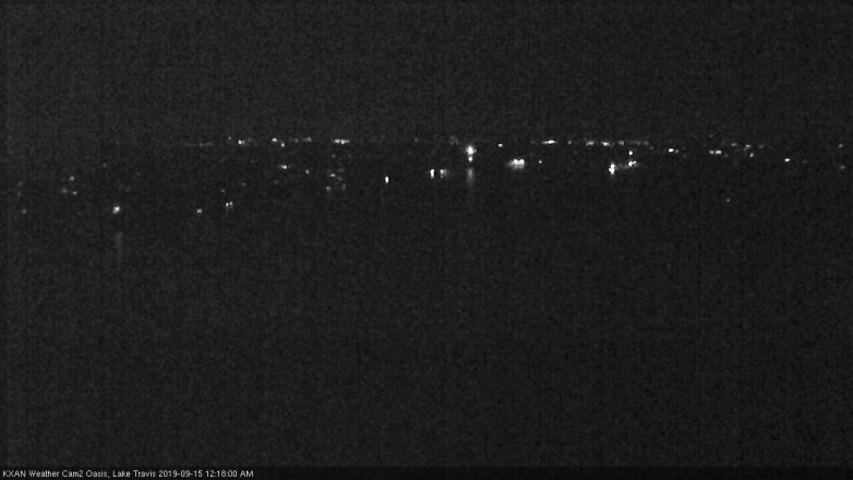 Lake Travis webcam, September 14, 2019 11:20 PM CT
