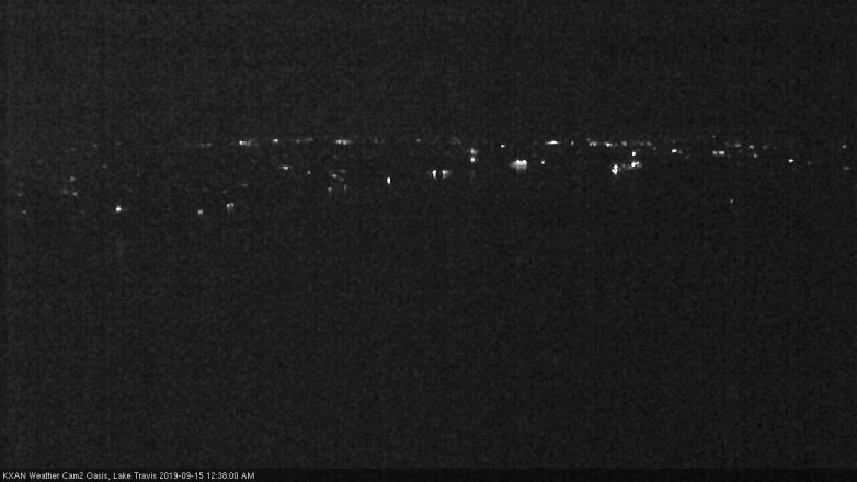 Lake Travis webcam, September 14, 2019 11:40 PM CT