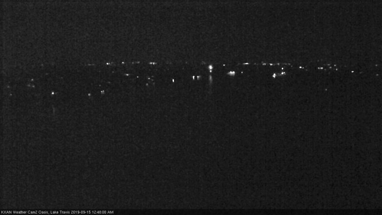 Lake Travis webcam, September 14, 2019 11:50 PM CT