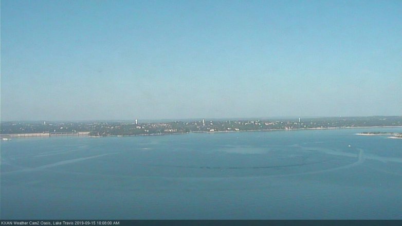 Lake Travis webcam, September 15, 2019 9:10 AM CT