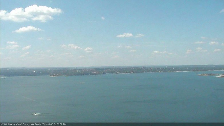 Lake Travis webcam, September 15, 2019 12:10 PM CT