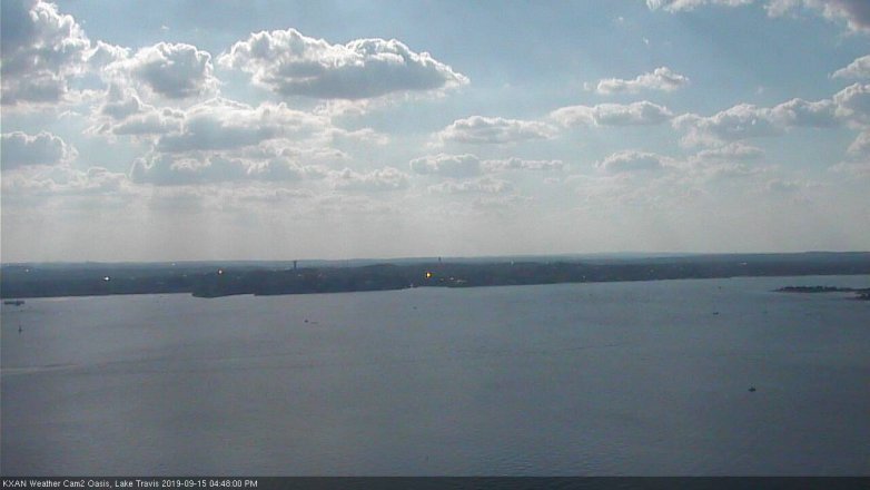 Lake Travis webcam, September 15, 2019 3:50 PM CT