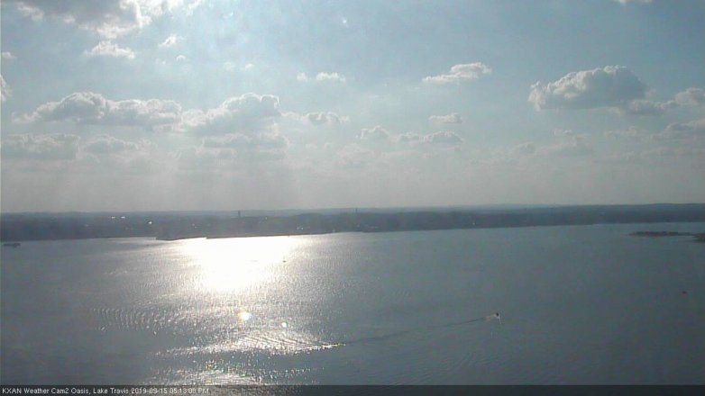 Lake Travis webcam, September 15, 2019 4:15 PM CT