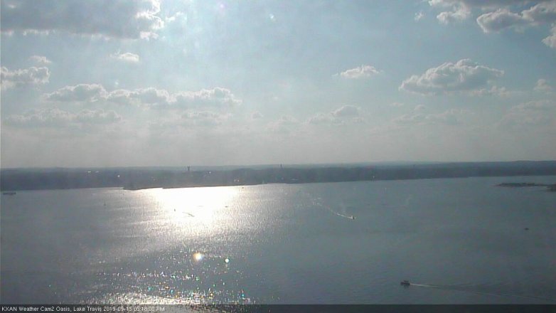 Lake Travis webcam, September 15, 2019 4:20 PM CT