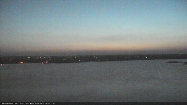Lake Travis webcam, September 15, 2019 7:10 PM CT