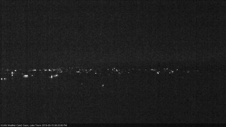 Lake Travis webcam, September 15, 2019 7:35 PM CT